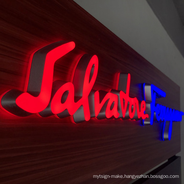 Customized 3d letter led logo sign waterproof led channel letter 3d acrylic letters